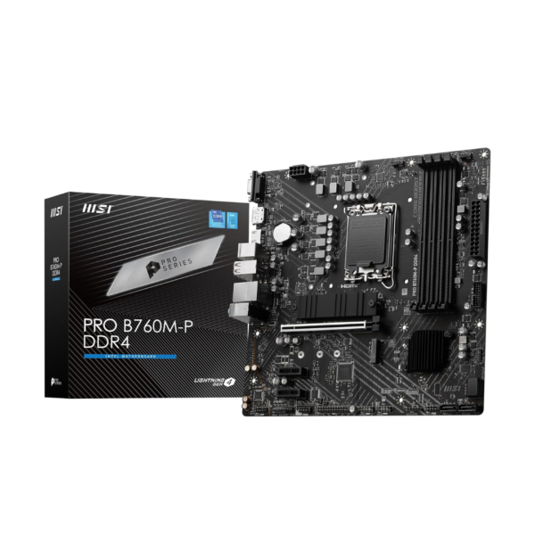 PLACA MADRE MSI PRO B760M-P DDR4 LGA 1700