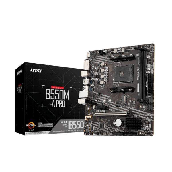 MAINBOARD MSI B550M-A PRO, AM4, AMD