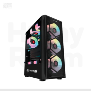 CASE GAMER CYBERTEL STRIKER BLACK 4 FAN SIN FUENTE