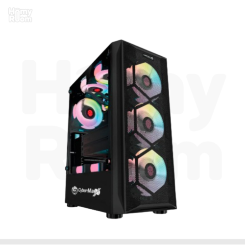 CASE GAMER CYBERTEL STRIKER BLACK 4 FAN SIN FUENTE