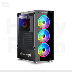 CASE KILLER BLACK CYBERTEL GAMER USB3 4FAN S/FUENTE