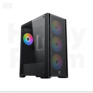 CASE XIGMATEK, GAMING X II, (BK) EATX. PANEL FRONTAL MALLA, VIDRIO LATERAL TEMPLADO, 4 VENTILADORES ARGB 12CM CONTROLADOR ARGB Z20A, 1USB 3.0, 2USB 2.0