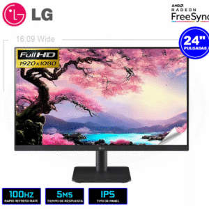 MONITOR LG 24MS500-B LED 24" 5MS - 100HZ - FREESYNC - 1920X1080 - HDMI