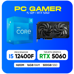 PC GAMER RTX 5060 / I5 12400F