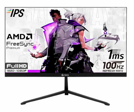 MONITOR TEROS TE-2128S  21.5" IPS - 100HZ - 1920X1080 - FULL HD - HDMI - VGA - VESA - FREESYNC